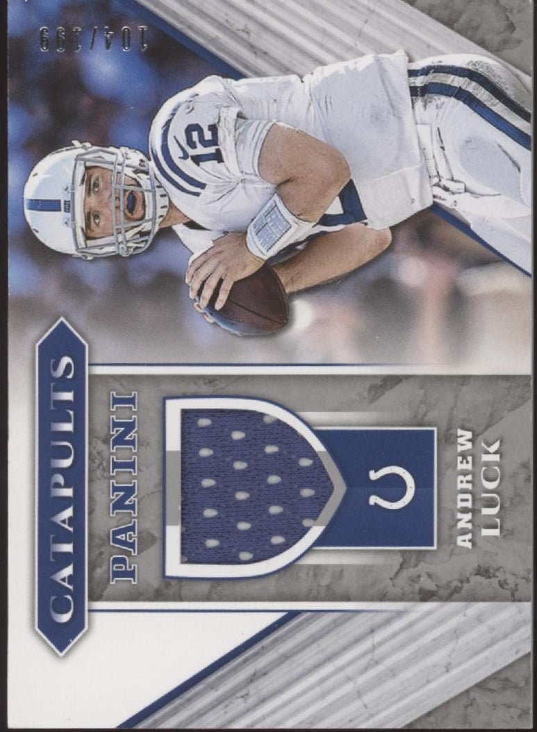 Andrew Luck 2017 Panini Catapults Swatch 104/199 #CM - AL - Collector Store LLC