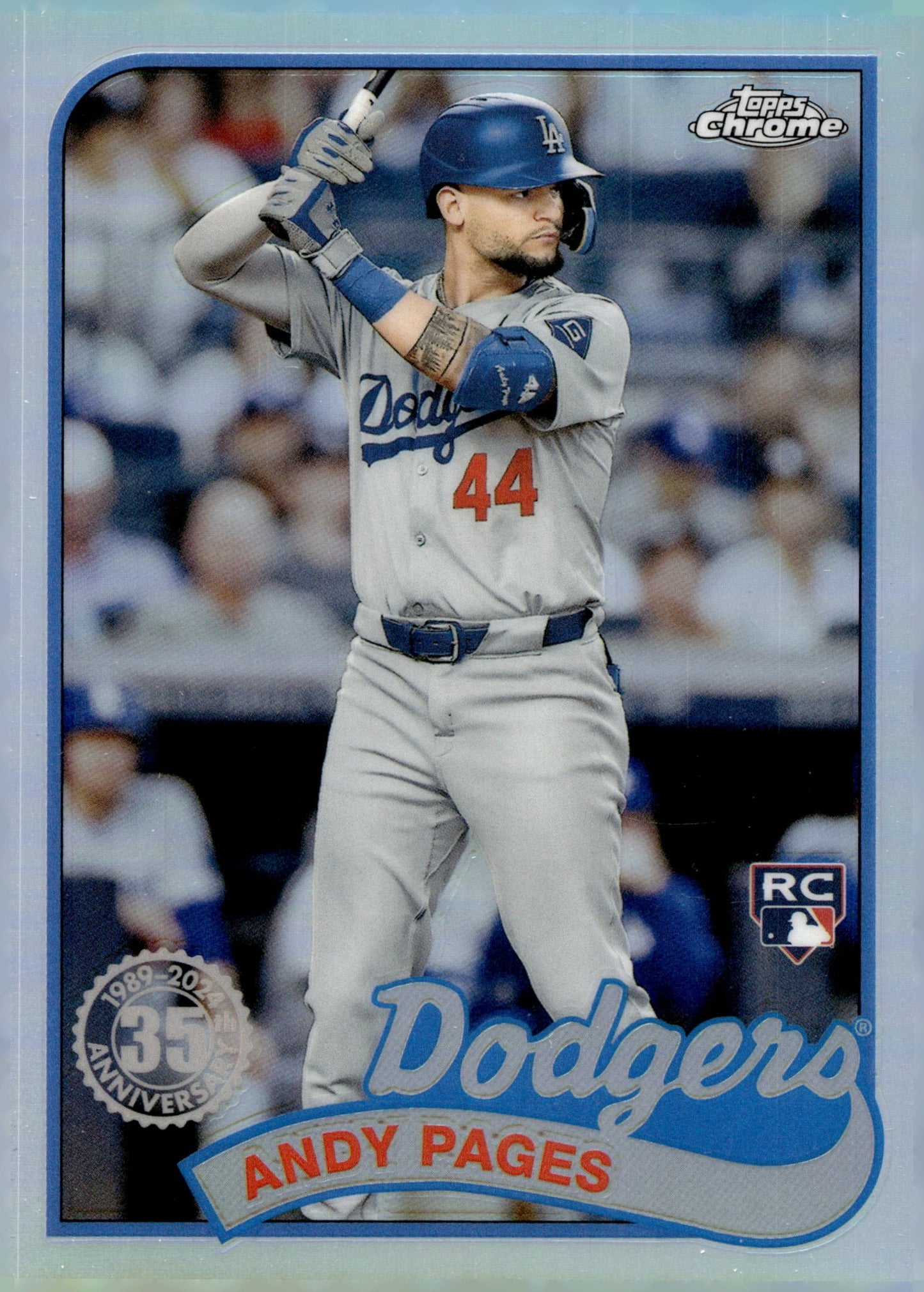 Andy Pages 2024 Topps Chrome 35th Anniversary Refractor RC #89CU - 8 - Collector Store LLC