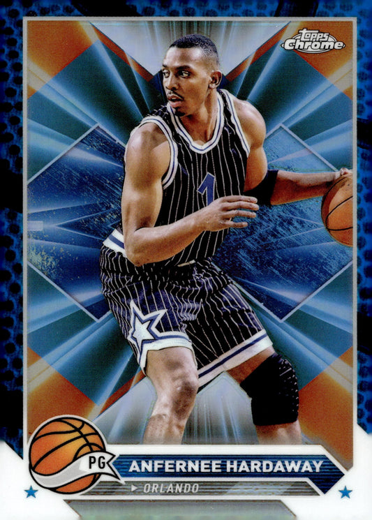 Anfernee Hardaway 2024 Topps Chrome Blue Refractor #44 - Collector Store LLC