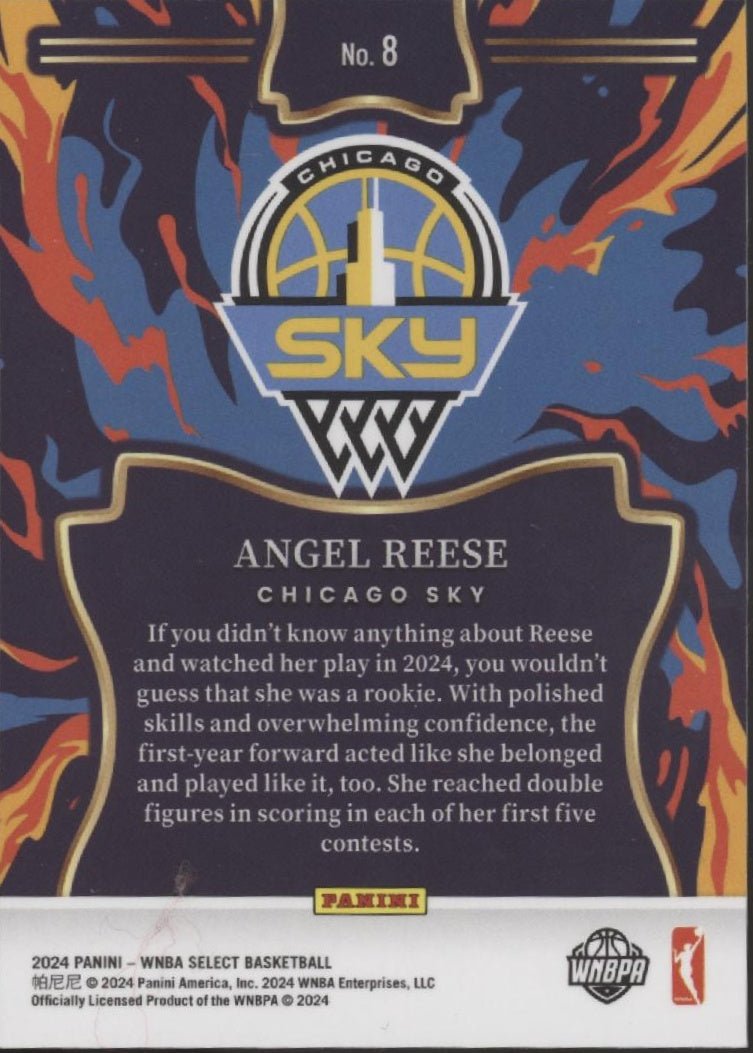 Angel Reese 2024 Panini WNBA Select En Fuego RC #8 - Collector Store LLC