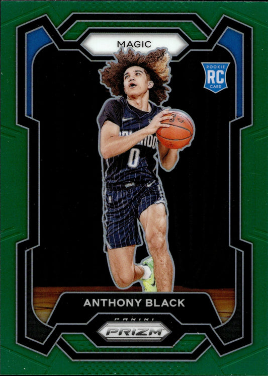 Anthony Black 2023 - 24 Panini Prizm Green Prizm RC #170 - Collector Store LLC
