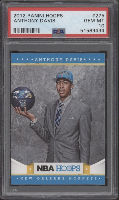 Anthony Davis 2012 - 13 Panini Hoops RC #275 PSA 10 - Collector Store LLC