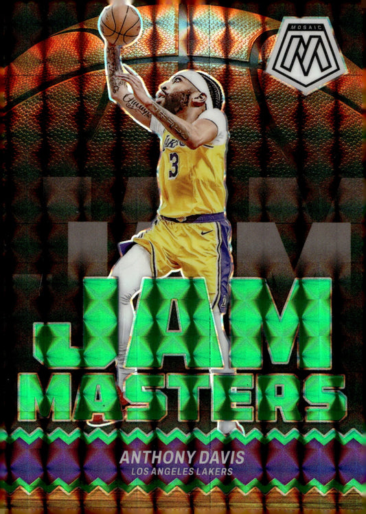 Anthony Davis 2023 - 24 Panini Mosaic Jam Masters Green Prizm #12 - Collector Store LLC