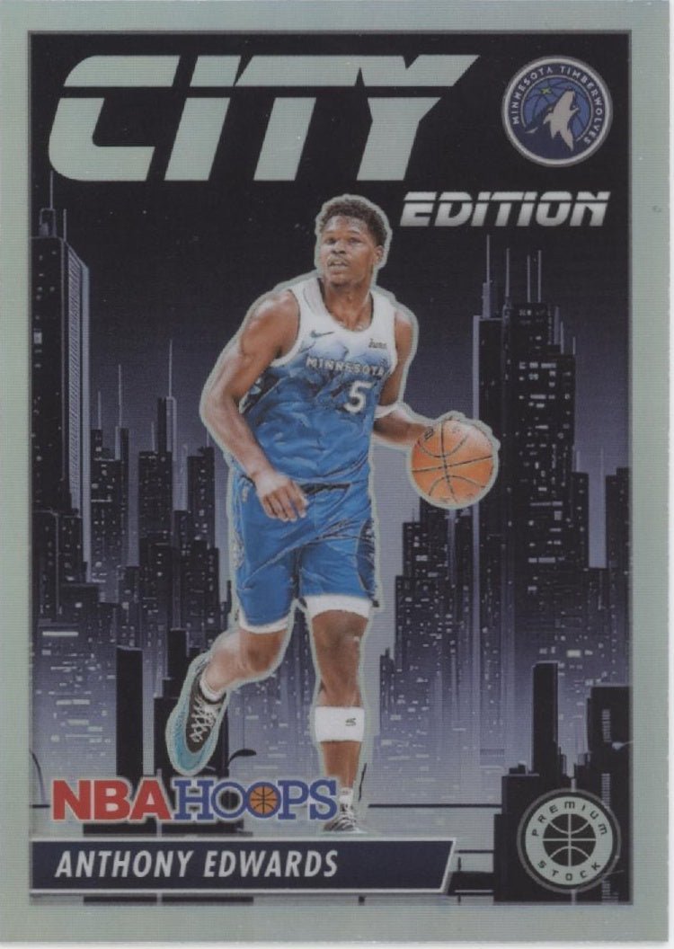 Anthony Edwards 2023 - 24 Panini Premium Stock City Edition Prizm #4 - Collector Store LLC