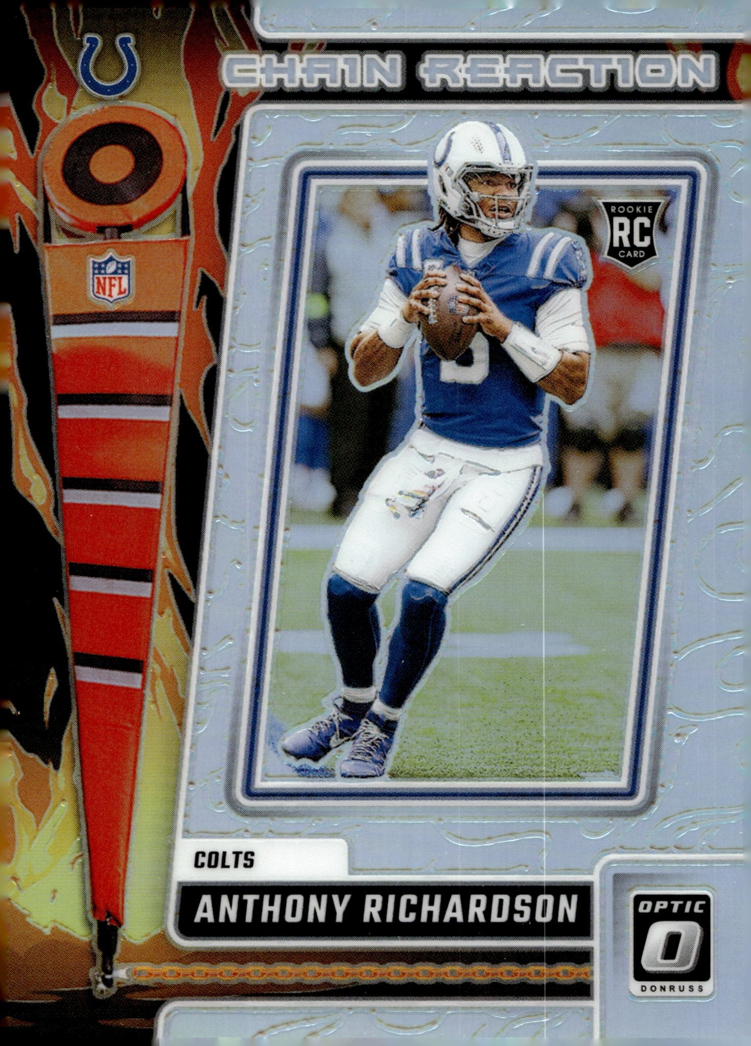 Anthony Richardson 2023 Panini Donruss Optic Chain Reaction Prizm RC #CR - AN - Collector Store LLC