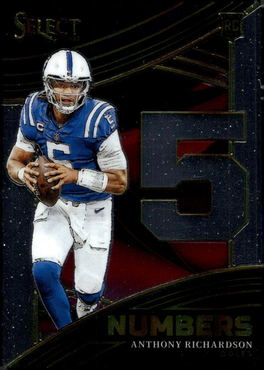 Anthony Richardson 2023 Panini Select Numbers 5 RC #NMB - ARI - Collector Store LLC