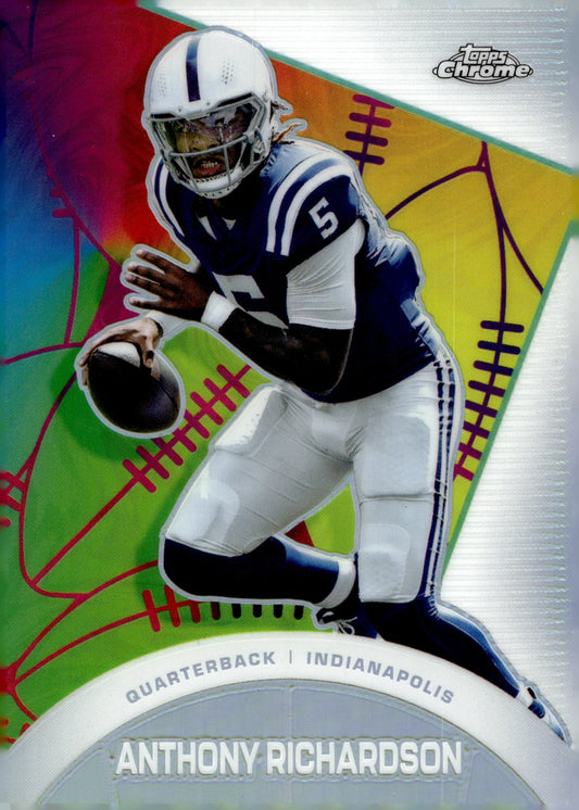 Anthony Richardson 2023 Topps Composite Chrome All - Etch Refractor RC #CAE - 24 - Collector Store LLC