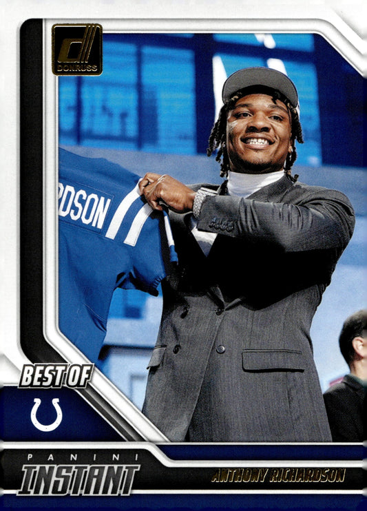 Anthony Richardson 2024 Panini Donruss Best of Instant #17 - Collector Store LLC