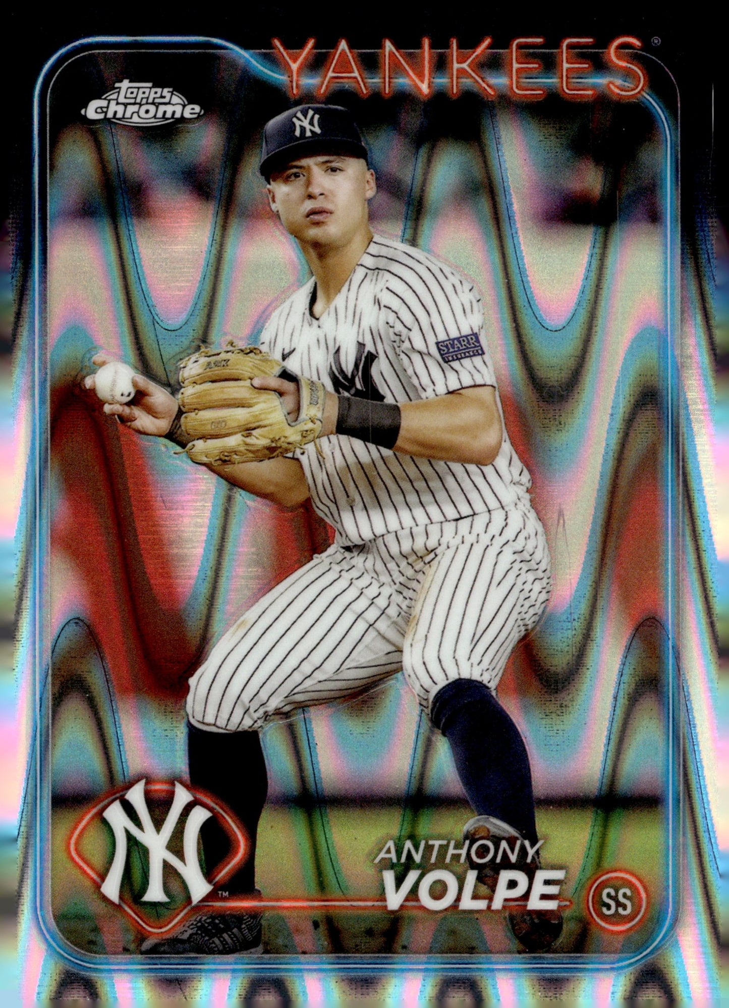 Anthony Volpe 2024 Topps Chrome Ray Wave Refractor #236 - Collector Store LLC