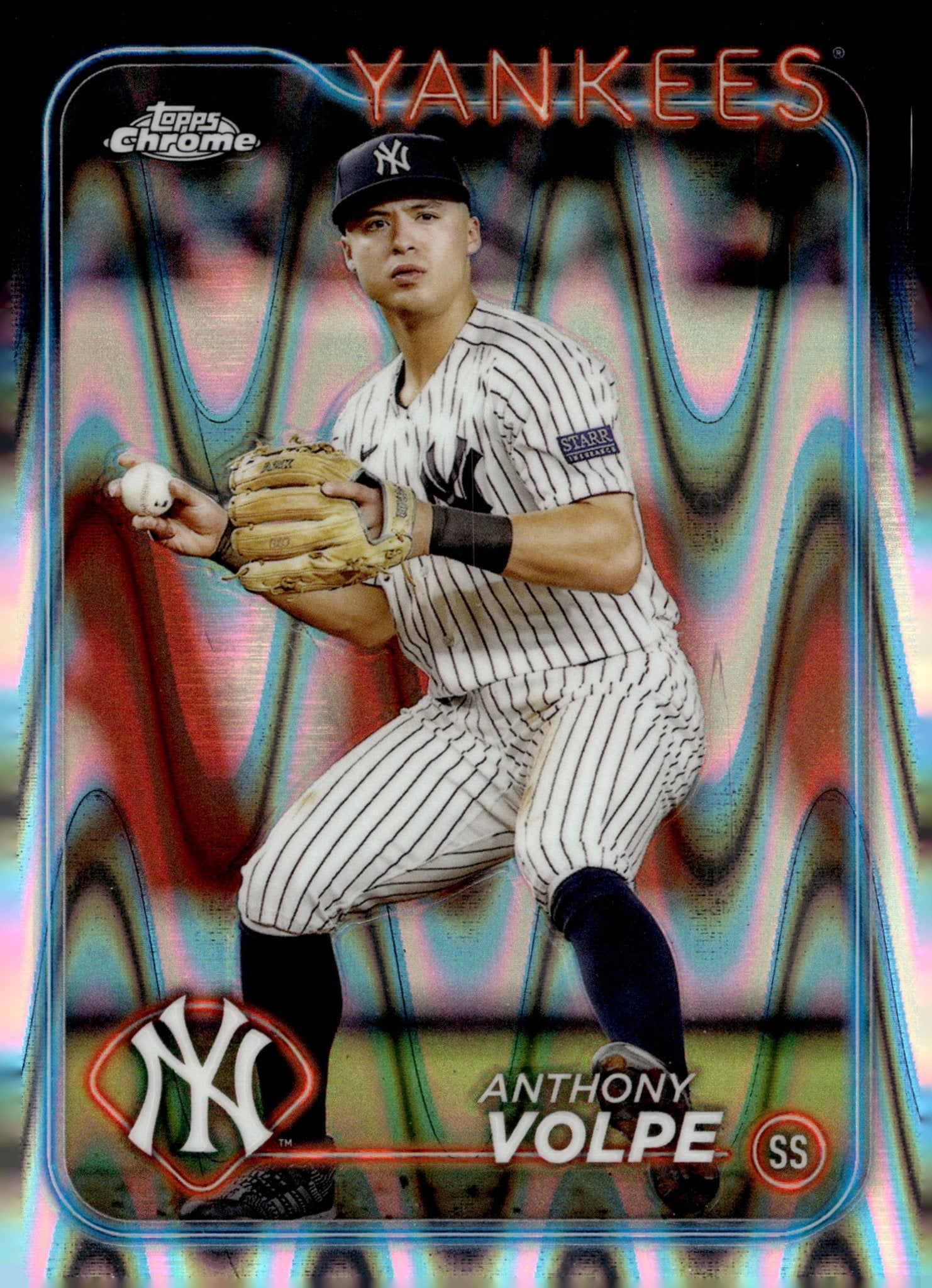 Anthony Volpe 2024 Topps Chrome Ray Wave Refractor #236 - Collector Store LLC