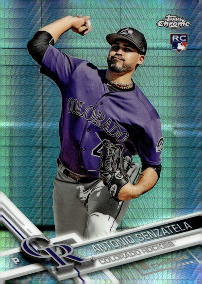 Antonio Senzatela 2017 Topps Chrome Hyper Refractor RC #137 - Collector Store LLC