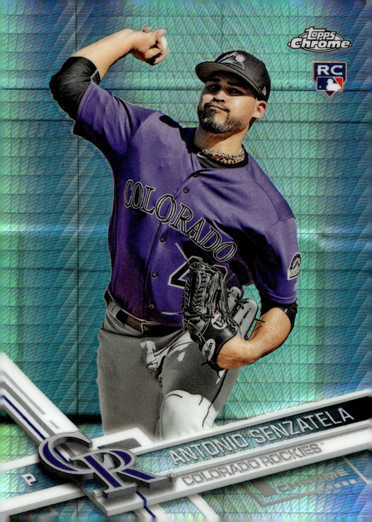Antonio Senzatela 2017 Topps Chrome Hyper Refractor RC #137 - Collector Store LLC