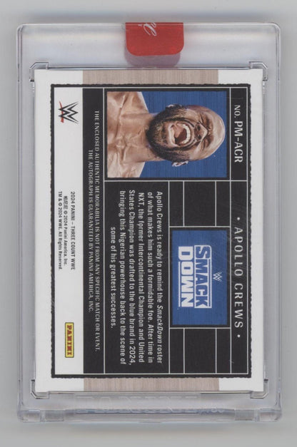 Apollo Crews 2024 Panini Three Count Swatch Auto 77/99 #PM - ACR - Collector Store LLC