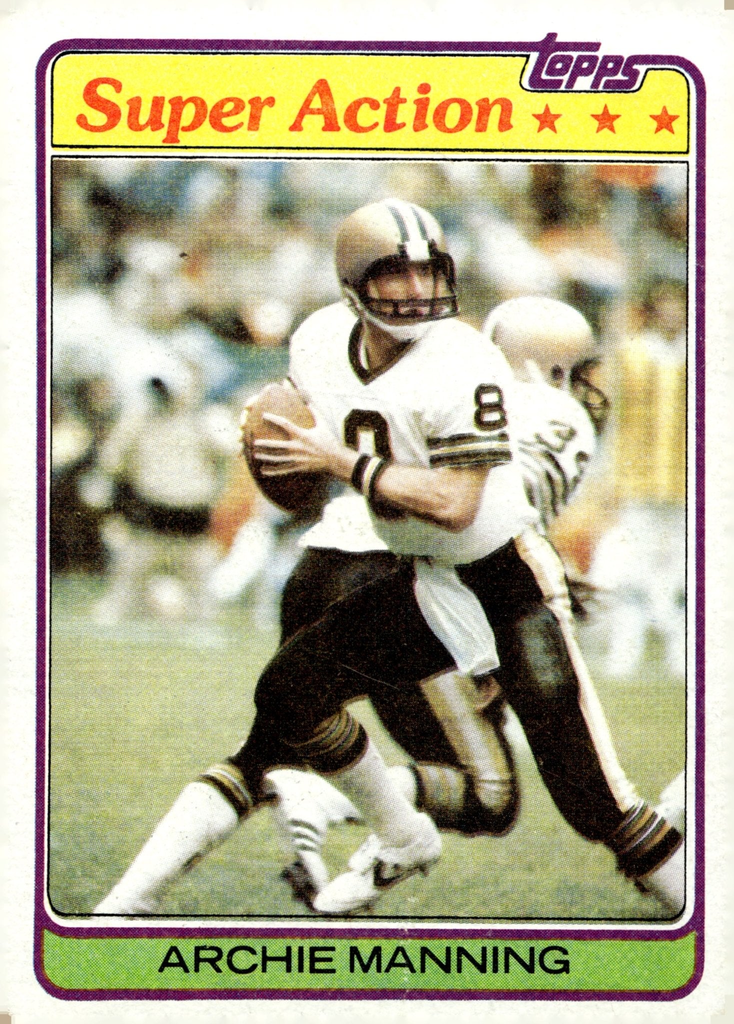 Archie Manning 1981 Topps Super Action #379 - Collector Store LLC