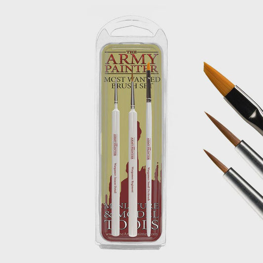 Army Painter: Most Wanted Brush Set - Collector Store LLC