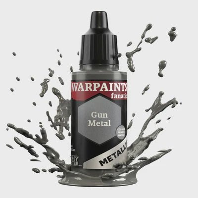Army Painter: Warpaints Fanatics Metallic - Gun Metal - Collector Store LLC