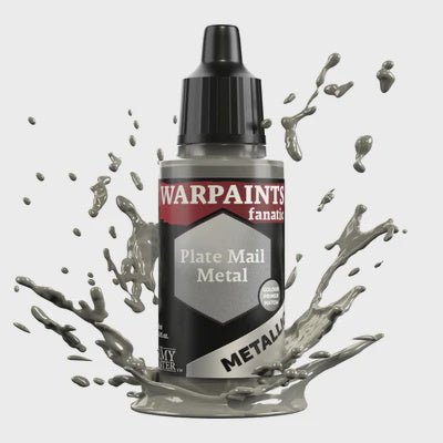 Army Painter: Warpaints Fanatics Metallic - Plate Mail Metal - Collector Store LLC
