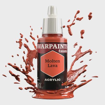 Army Painter: Warpaints Fanatics - Molten Lava - Collector Store LLC