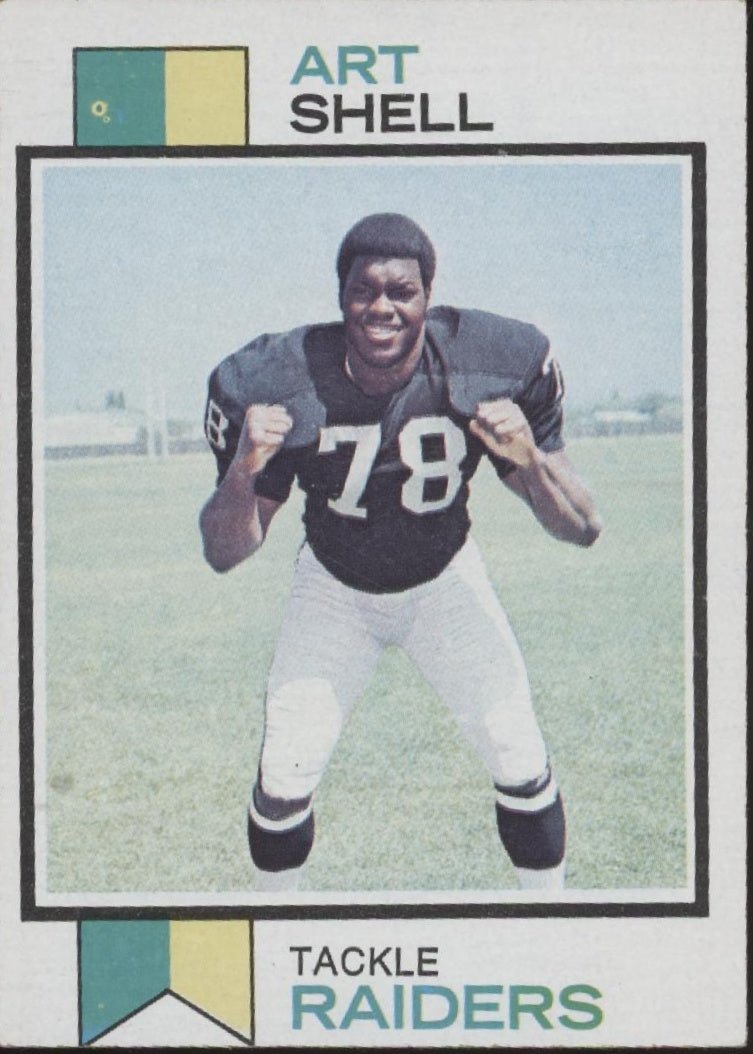 Art Shell 1973 Topps RC #77 Oakland Raiders EX #2 - Collector Store LLC