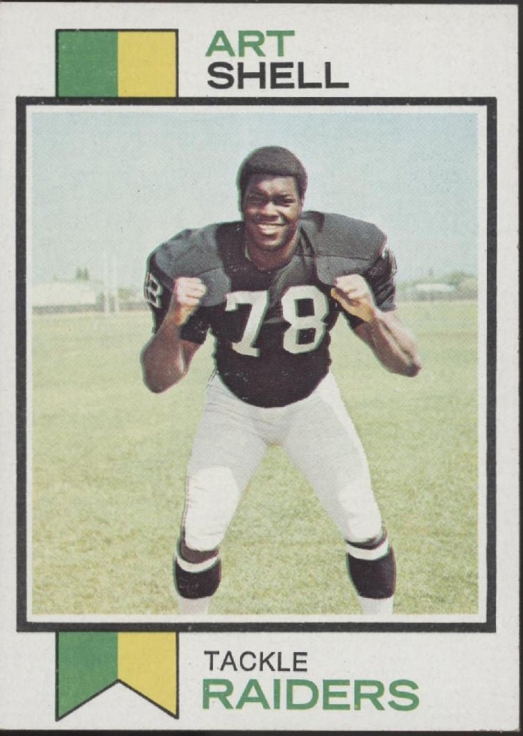 Art Shell 1973 Topps RC #77 Oakland Raiders EX #3 - Collector Store LLC