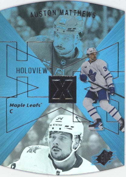 Auston Matthews 2023 - 24 Upper Deck Extended Series Holoview Die - Cut #SPX - 41 - Collector Store LLC