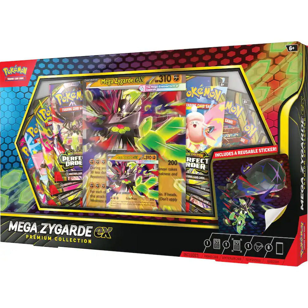 pokemon shiny zygarde card Pokemon: Mega Zygarde ex Premium Collection