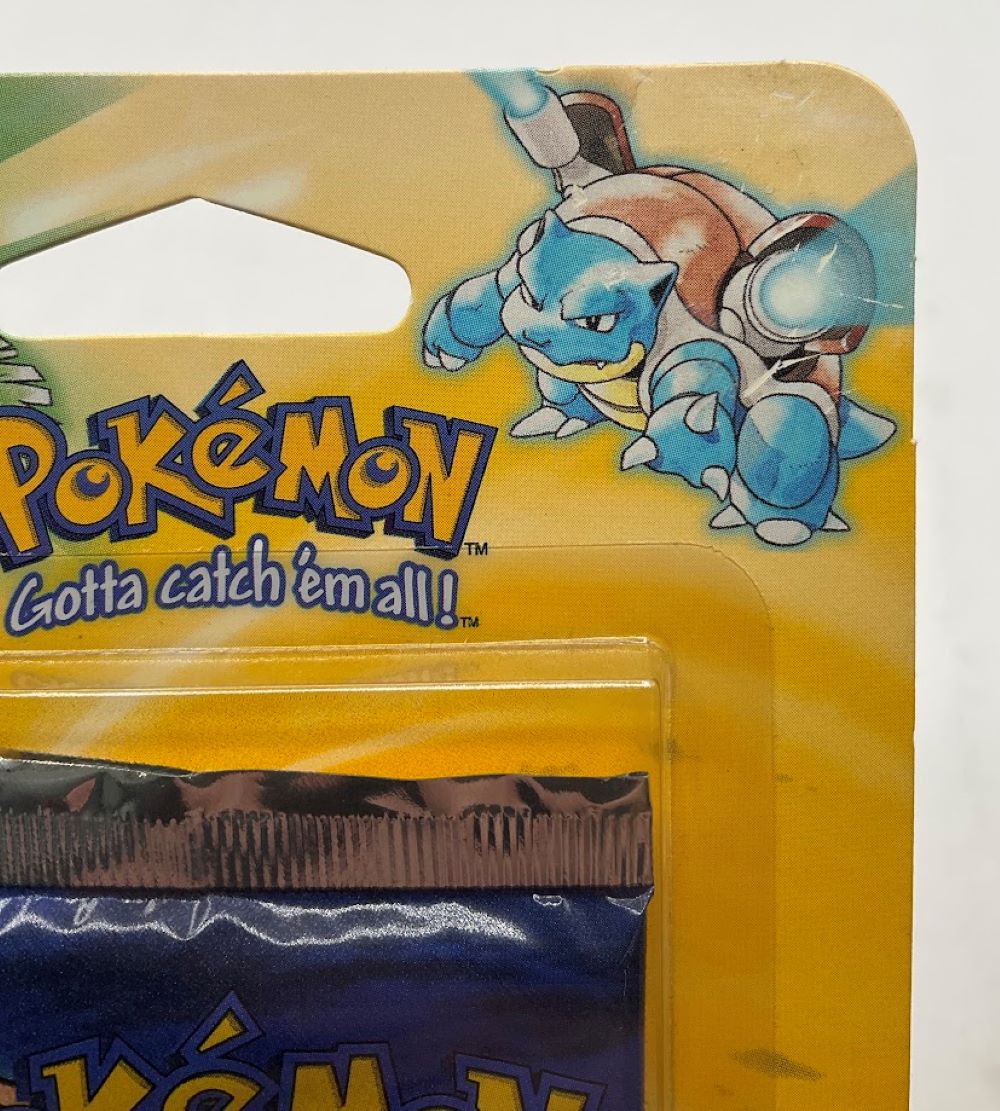 Pokemon: Base Set Long Crimp Shadowless Base Set Blister Pack [Blastoise Art]