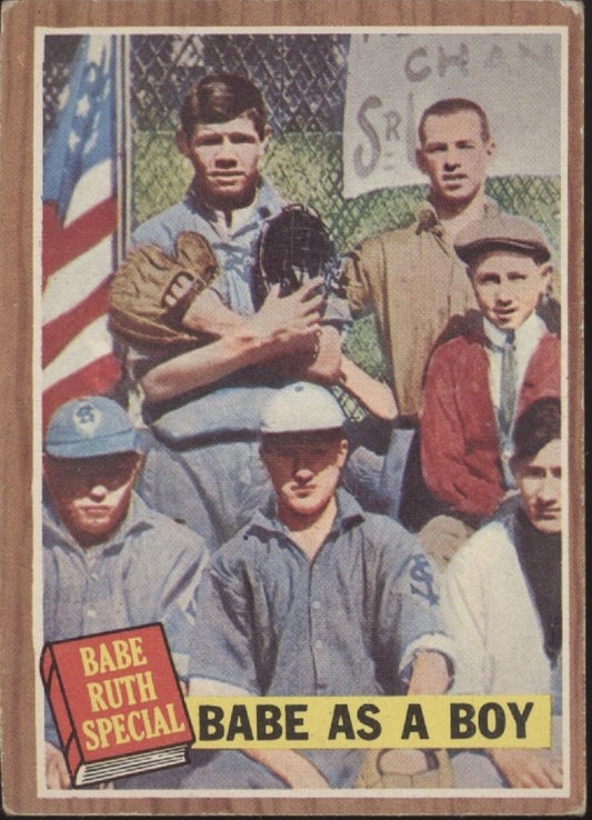 Babe as a Boy 1962 Topps #135 VG - EX - Collector Store LLC