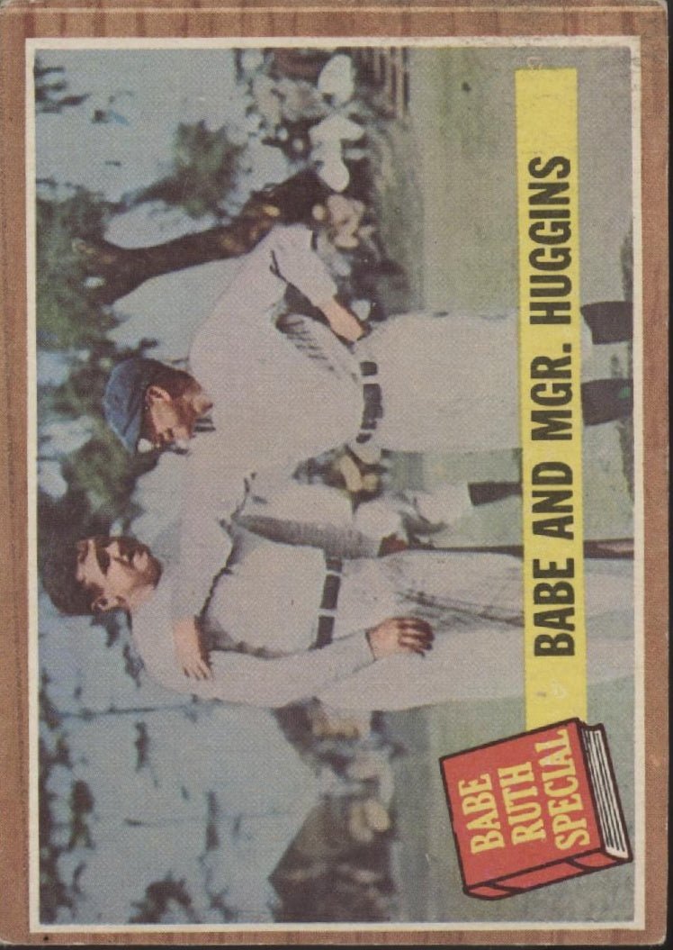 Babe & Manager Huggins 1962 Topps #137 New York Yankees VG - EX - Collector Store LLC