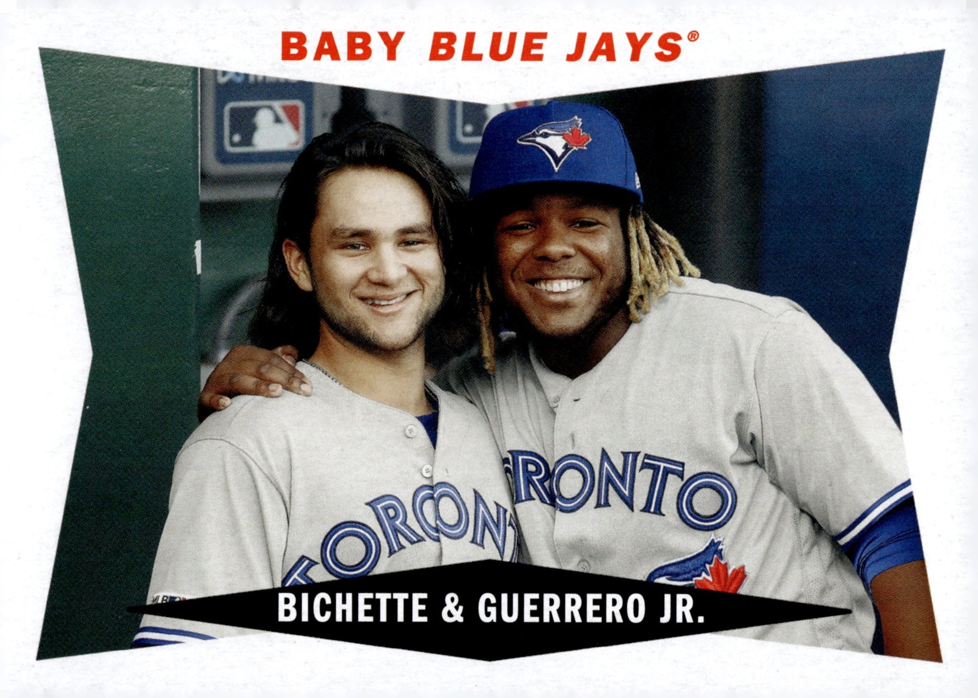 Baby Blue Jays 2020 Topps Archives Bo Bichette / Vladimir Guerrero Jr. #60CC - GB - Collector Store LLC