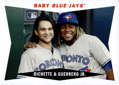 Baby Blue Jays 2020 Topps Archives Bo Bichette / Vladimir Guerrero Jr. #60CC - GB - Collector Store LLC
