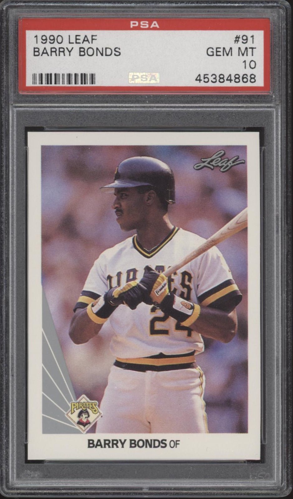 Barry Bonds 1990 Leaf 91 PSA 10 - Collector Store LLC