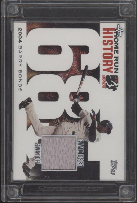 Barry Bonds 2022 Jersey Fusion Home Rune History Swatch - Collector Store LLC