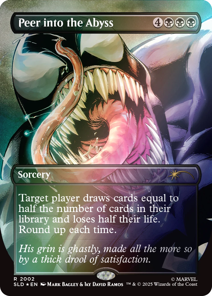 Magic the Gathering: Secret Lair x Marvel - Spider-Man: Venom Unleashed (Colors) [Rainbow Foil]