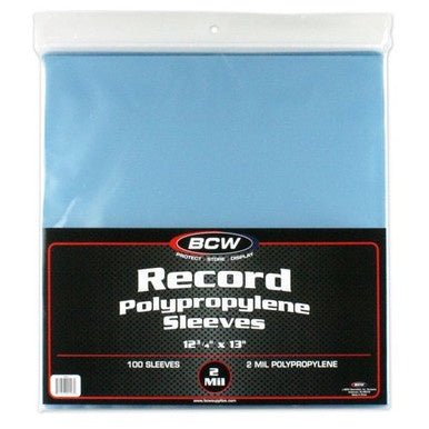 BCW: 12 - Inch Record Sleeves - Polypropylene - Collector Store LLC