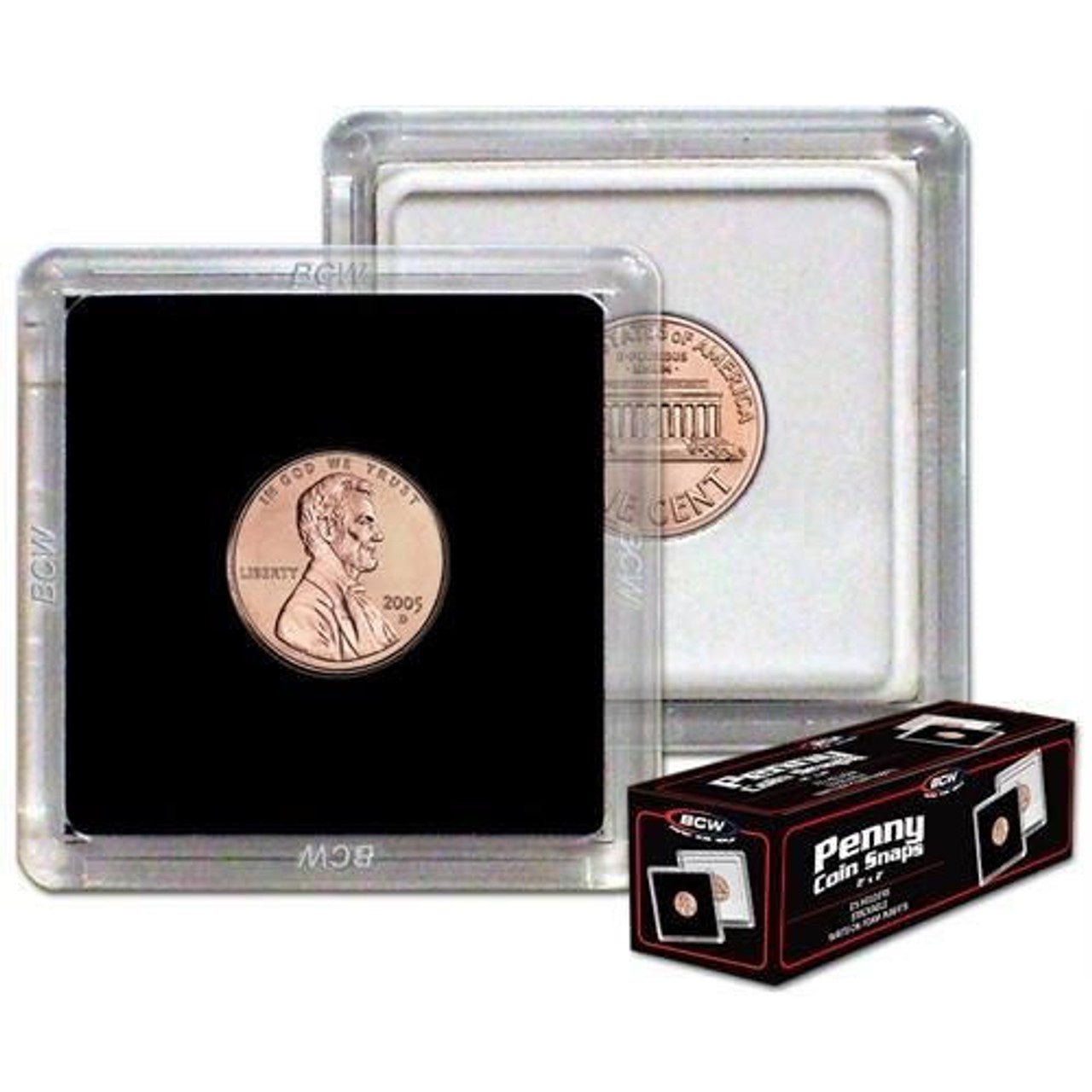 BCW: 2x2 Coin Snap - Penny - Collector Store LLC