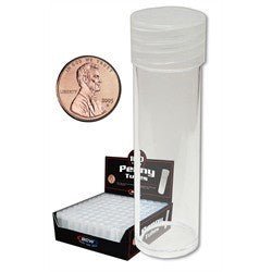 BCW: Coin Tubes - Penny - Collector Store LLC