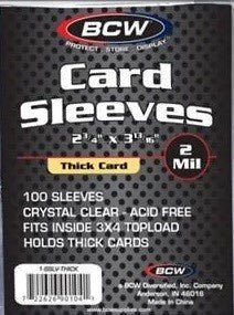 BCW: Thick Card Sleeves (100ct) - Collector Store LLC