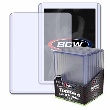 BCW: Thick Card Topload Holder - 240 PT. (10ct) - Collector Store LLC