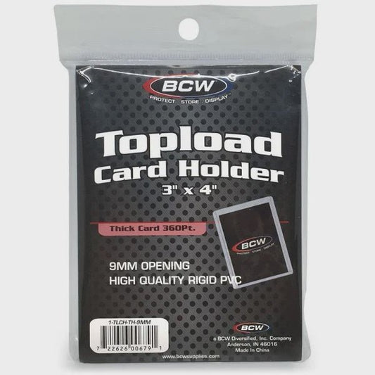 BCW: Thick Card Topload Holder - 360 PT. - Collector Store LLC