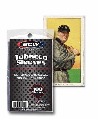 BCW: Tobacco Card Sleeves (100ct) - Collector Store LLC