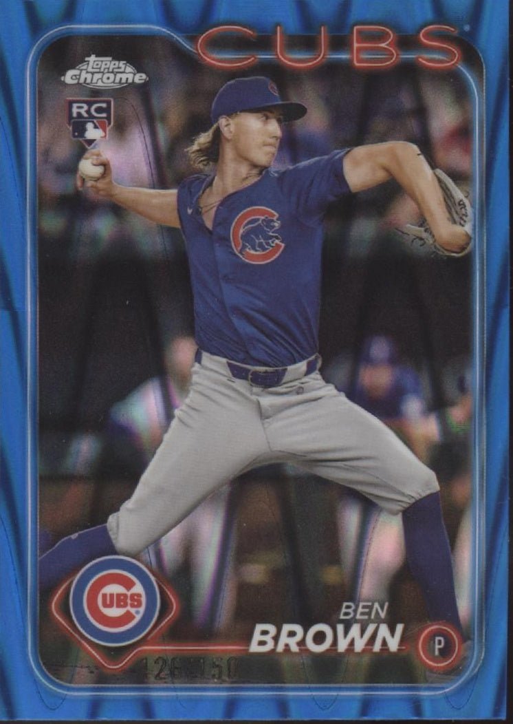 Ben Brown 2024 Topps Chrome Blue Ray Wave Refractor RC 126/150 #USC67 - Collector Store LLC