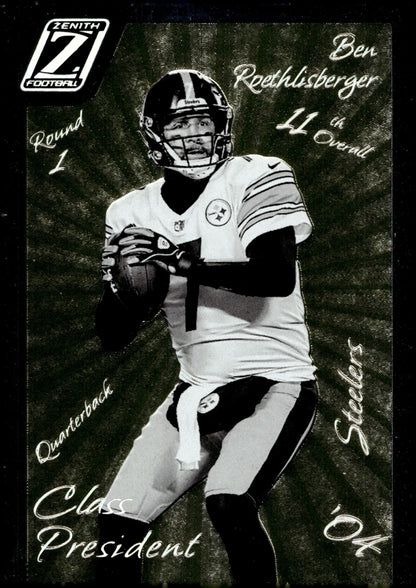 Ben Roethlisberger 2022 Panini Zenith Class President #CP - 2004 - Collector Store LLC
