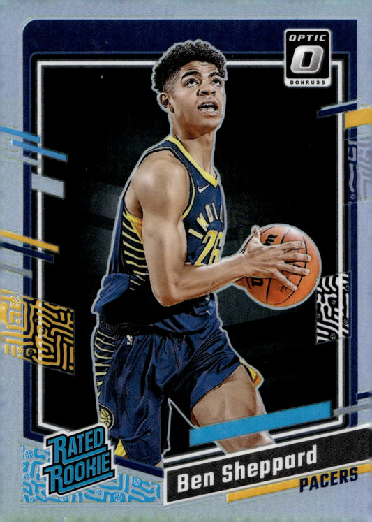 Ben Sheppard 2023 - 24 Panini Donruss Optic Rated Rookie Prizm RC #221 - Collector Store LLC