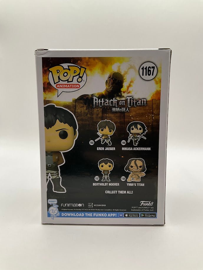 Bertholdt Hoover Funko Pop! Attack on Titan #1167 - Collector Store LLC