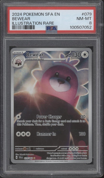 Bewar Pokemon Shrouded Fable Illustration Rare #079 PSA 8