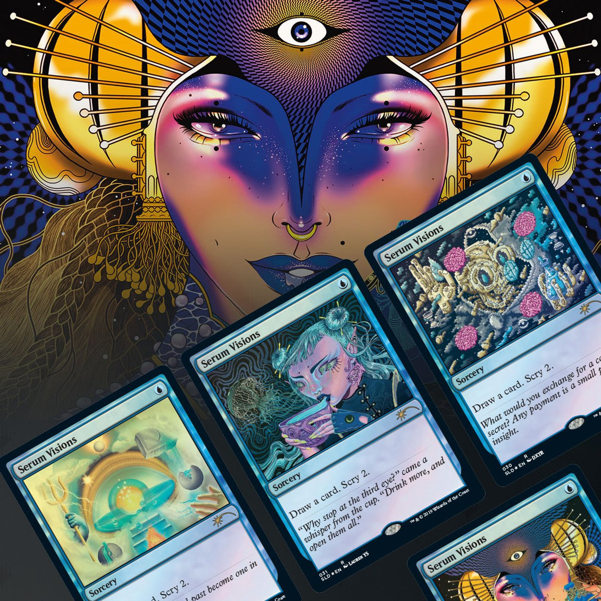 Magic the Gathering: Secret Lair - Seeing Visions [Traditional Foil Edition]