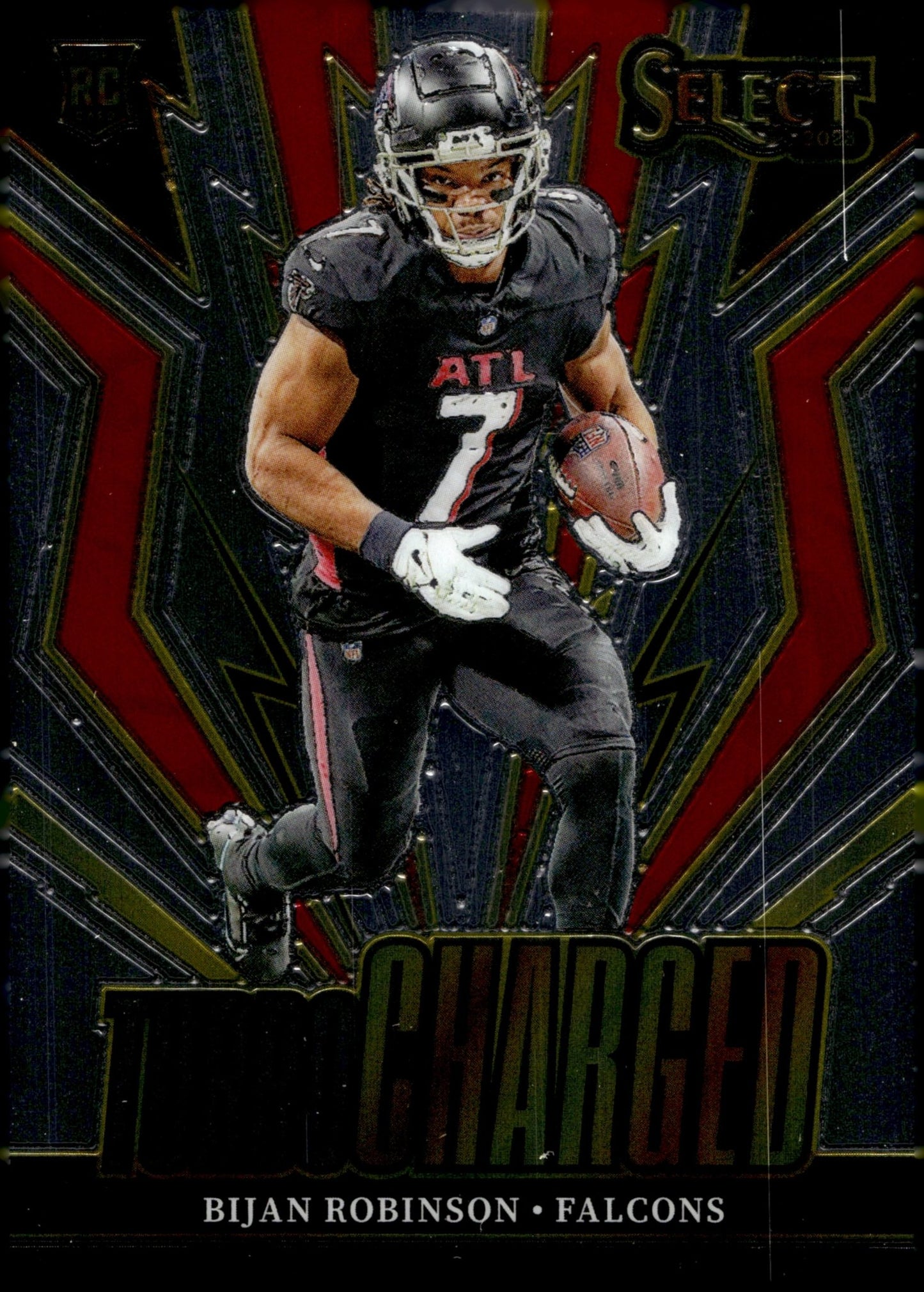 Bijan Robinson 2023 Panini Select Turbo Charged RC #TUR - BRO #1 - Collector Store LLC