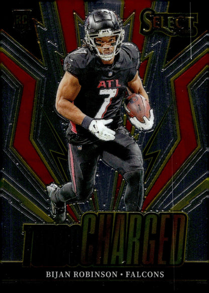 Bijan Robinson 2023 Panini Select Turbo Charged RC #TUR - BRO #1 - Collector Store LLC