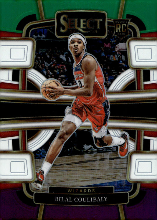 Bilal Coulibaly 2023 - 24 Panini Select Tri Color Prizm RC #97 - Collector Store LLC
